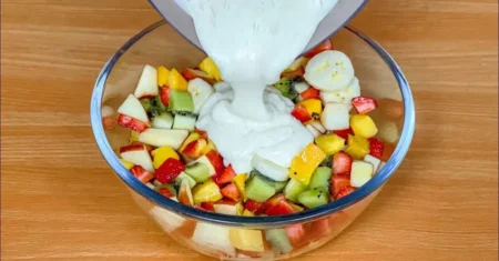 Mousse de Salada de Frutas