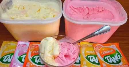 Sorvete de Tang O Sabor Refrescante